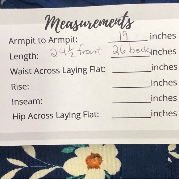 Daniel Rainn navy blue floral mixed media scoop neck flutter sleeve PS - Picture 7 of 8